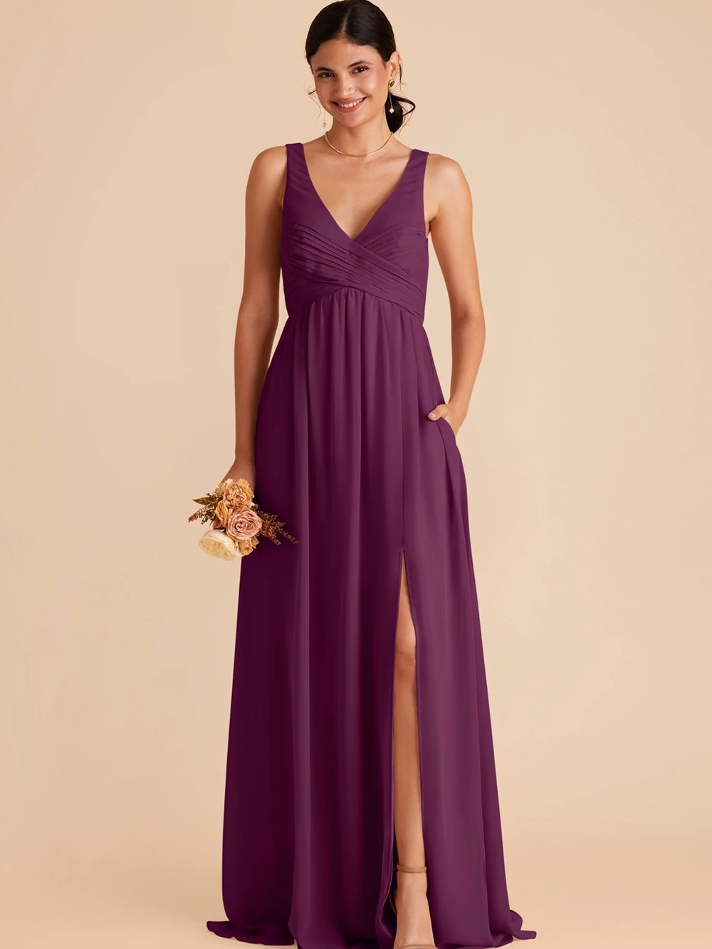 Birdie Grey Laurie Bridesmaid Dress Fig